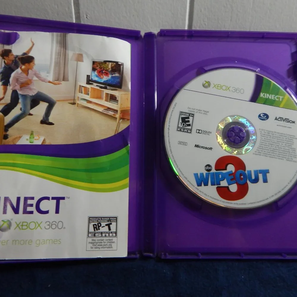 XBox 360 ABC Wipeout; Requires Kinect Sensor - Picture 3 of 5